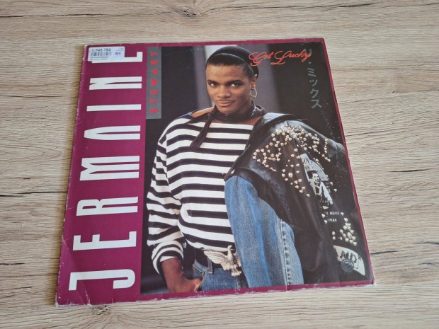 Jermaine Stewart - Get Lucky maxi bakelit lemez LP