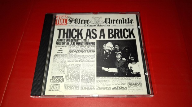 Jethro Tull Thick as a brick Cd Italy