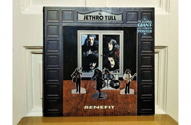 Jethro Tull - Benefit LP 1970. Germany Bull's Eye Logo,