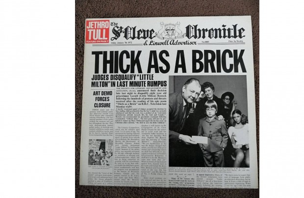 Jethro Tull - Thick as a Brick Bakelit LP jszer