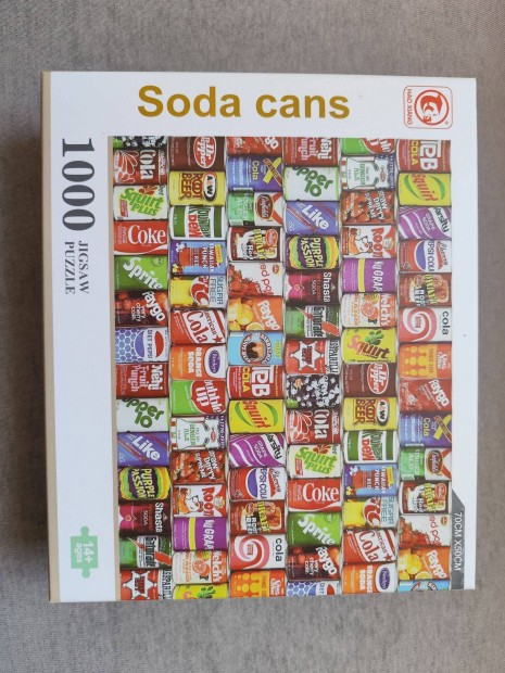Jigsaw Puzzle - dts dobozok - Soda Cans - Puzzle 1000db-os Kirak