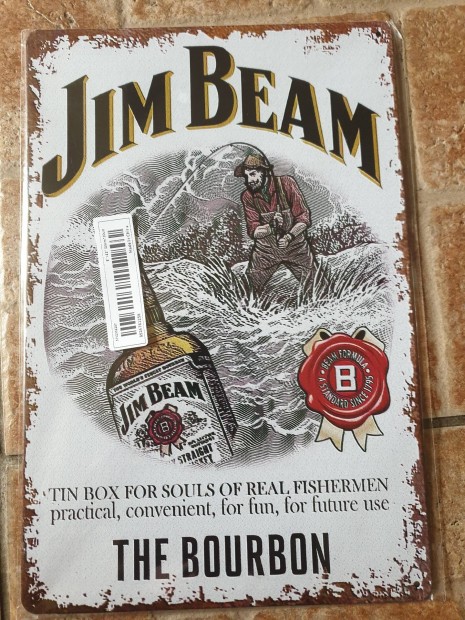Jim Beam Whiskey retr vintage fm reklm tbla