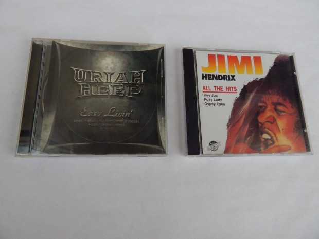 Jimi Hendrix s Uriah Heep Msoros CD-k Szettben Eredeti