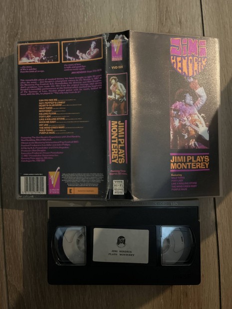 Jimi Hendrix vhs 