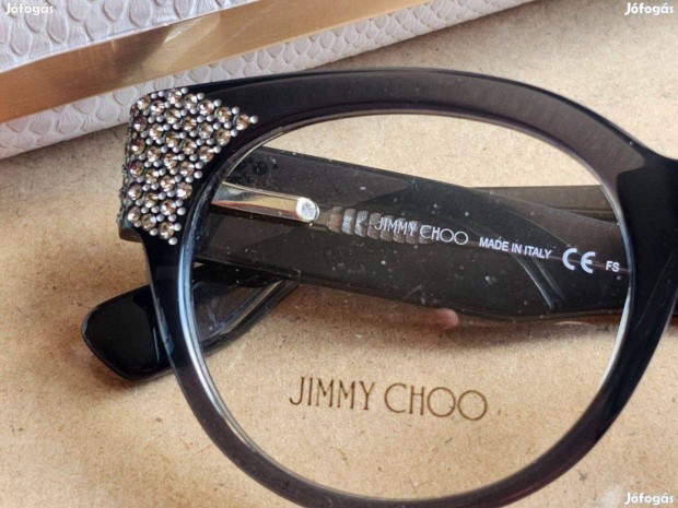 Jimmy Choo JC136 J8E szrke ni szemvegkeret j gyri tokjban 49-es