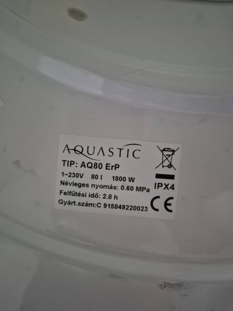 Jó állapotú Hajdu bojler 80L