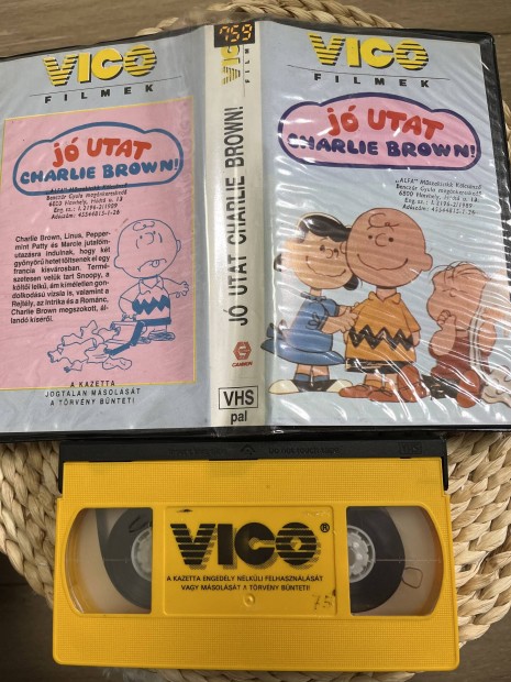 J utat Charlie Brown vhs vico r