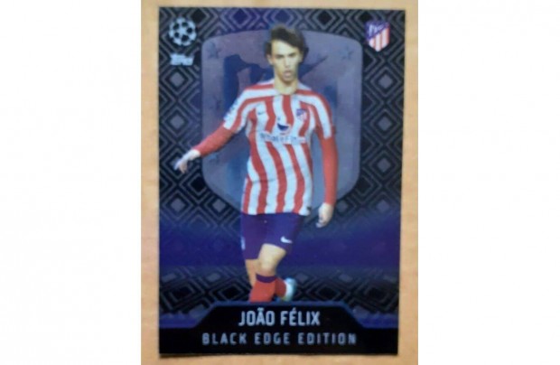 Joao Flix Atltico Madrid Black Edge Limited focis krtya Topps 2023