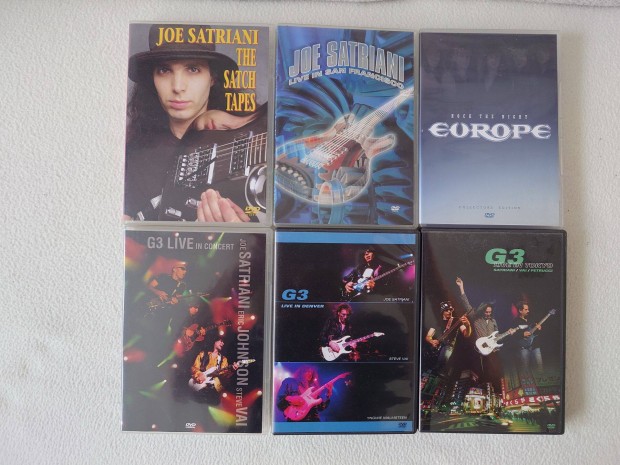 Joe Satriani,G3,Europe dvd-k eladk