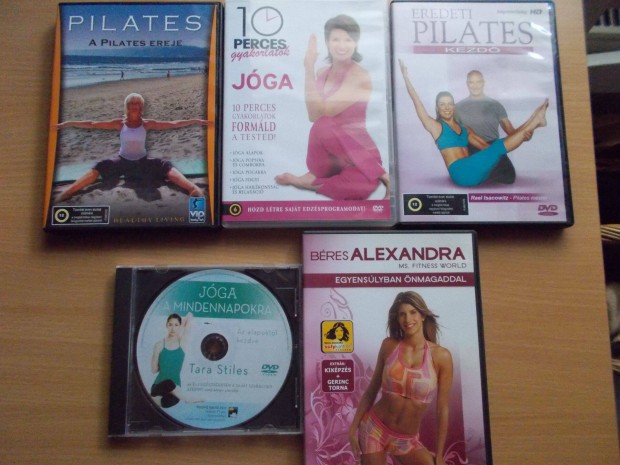 Jga, Pilates, Gerinctorna DVD egyenknt is