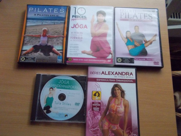 Jga, Pilates, Gerinctorna DVD egyenknt is