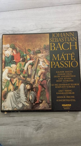 Johann Sebastian Bach Mt Passi Bakelit lemez mi