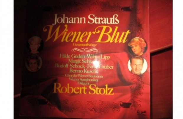 Johann Strauss dupla bakelit hanglemez elad