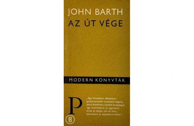 John Barth: Az t vge