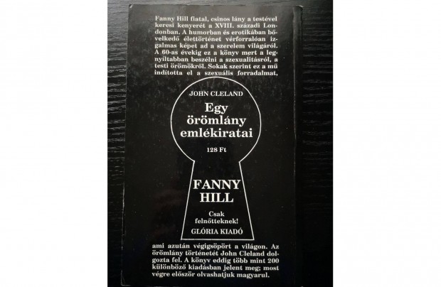 John Cleland: Fanny Hill - Egy rmlny emlkiratai