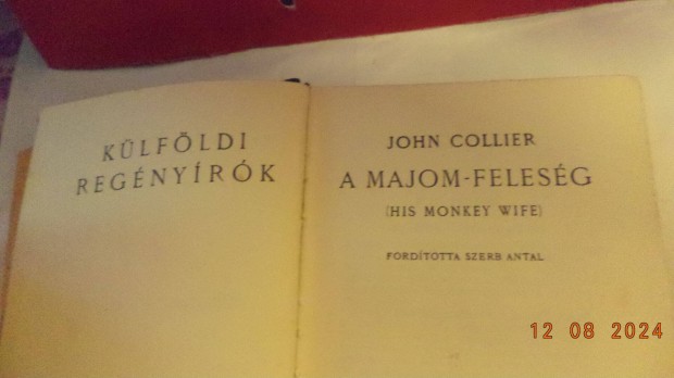 John Collier: A majom - felesg