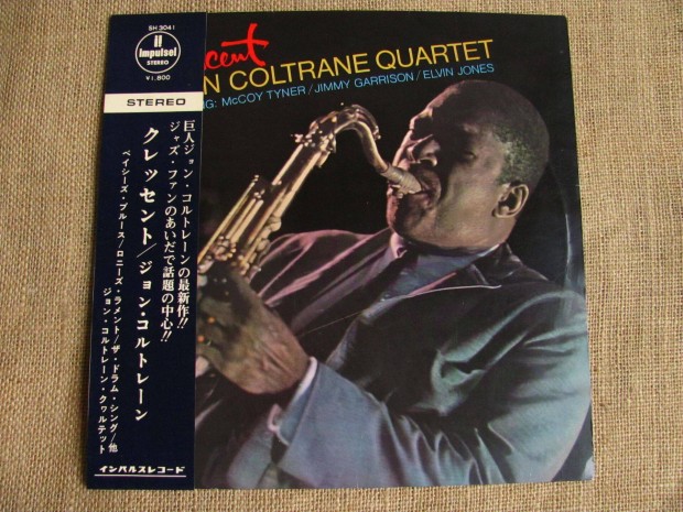 John Coltrane Quartet Crescent japn LP 1965