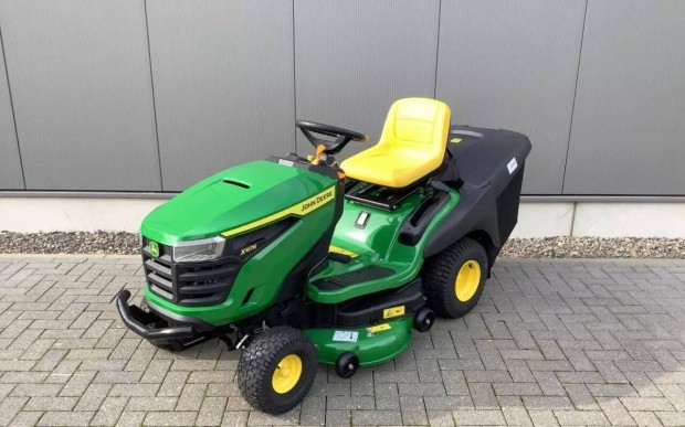 John Deere X167R fnyr traktor + Matev htol + Matev utnfut