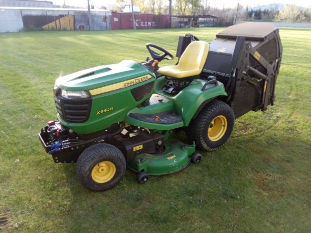 John Deere X950R fűnyíró traktor, fűnyírótraktor mulcsozó Kubota Iseki