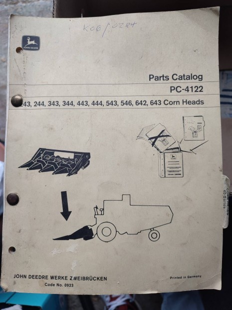 John Deere kukorica adapter 243-643 alkatrszkatalgusa