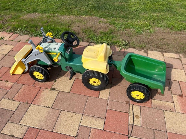 John Deere pedlos - markols traktor s utnfut Rolly Toys