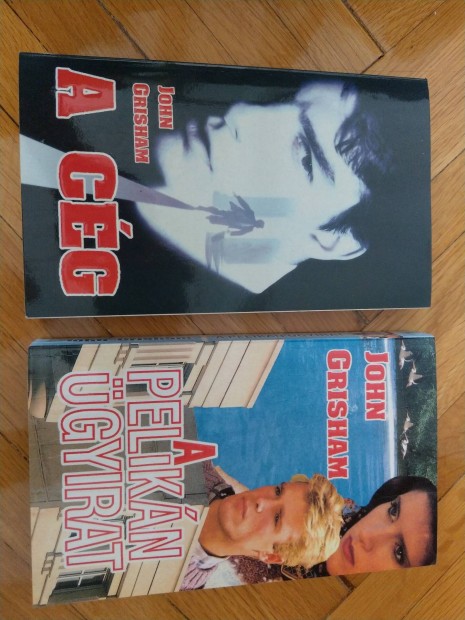 John Grisham könyvek, 2 db, A cég, A pelikán ügyirat.
