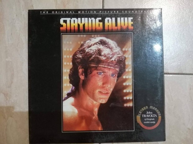 John Travolta-Staying Alive. - bakelit lemez