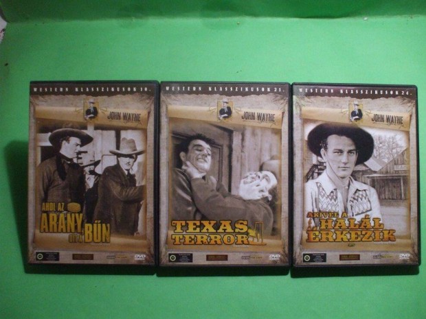 John Wayne western DVD