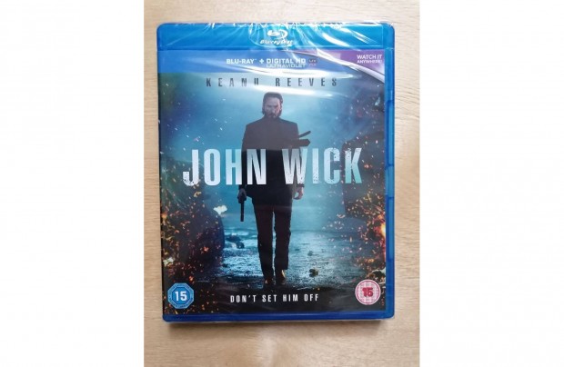 John Wick Eredeti Blu-Ray Bontatlan csomagolsban