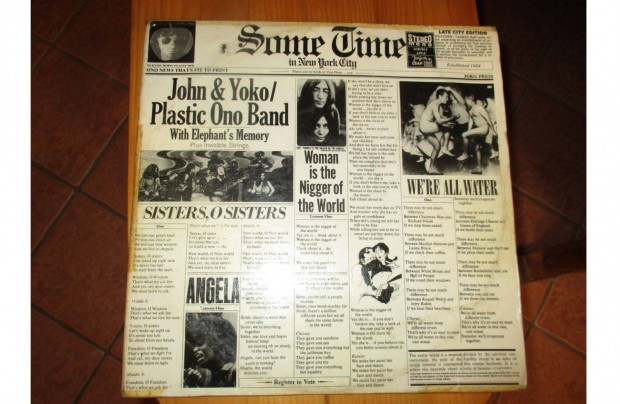 John & Yoko / Plastic Ono Band LP hanglemez elad