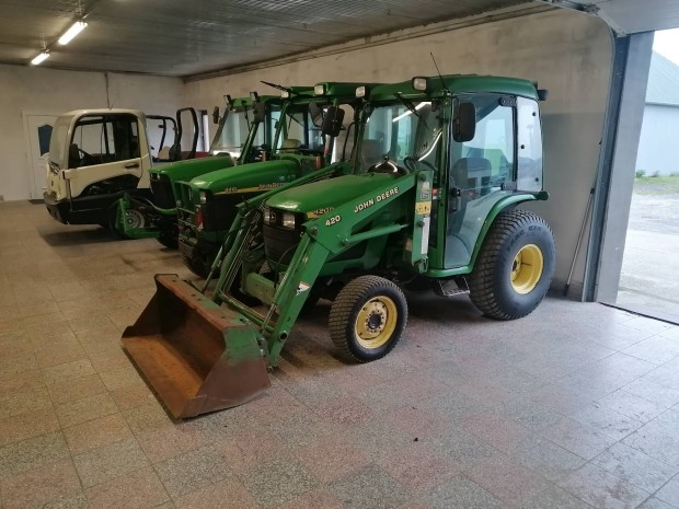 John deere 4200 HST kommunlis traktor homlokrakod kubota
