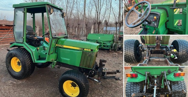 John deere 955 kistraktor talajművelő szárzúzó tolólap eke szóró
