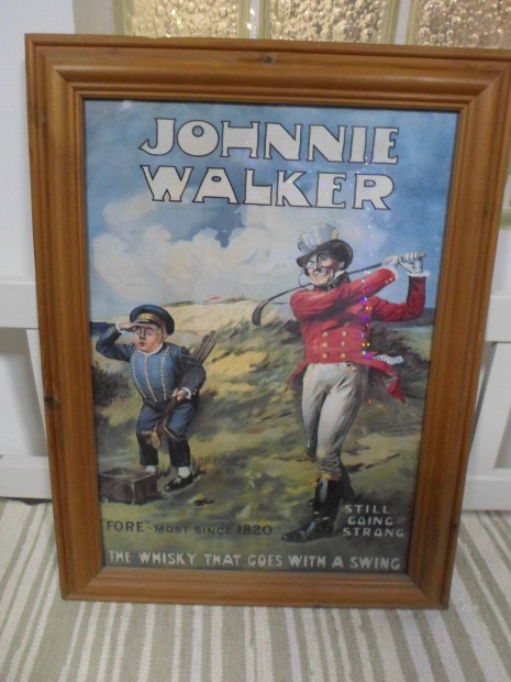 Johnnie Walker whiskey golf Robert Opie collection kp fa kerettel