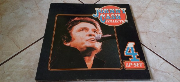 Johnny Cash angol bakelit hanglemez 4lp box