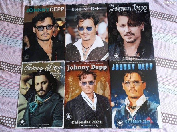 Johnny Depp naptrak eladak