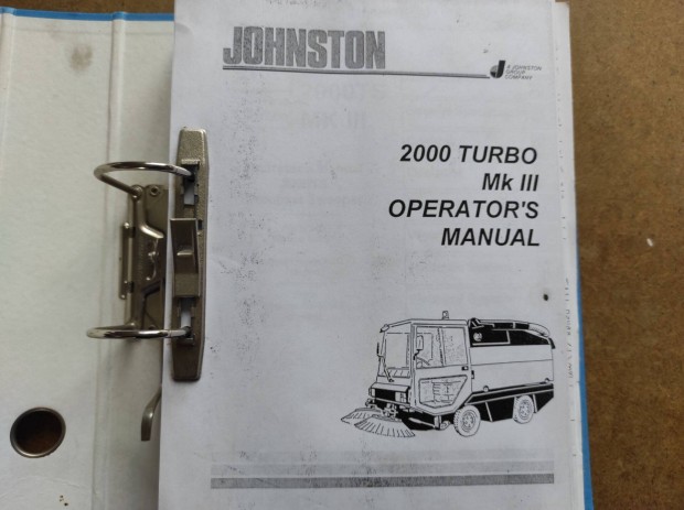 Johnston 600, 625, 700 s 2000 turbo seprgp kezelsi karbantartsi
