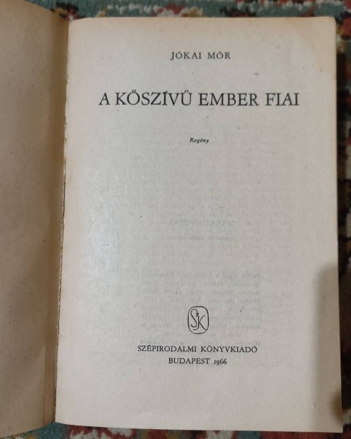 Jkai Mr - A kszv ember fiai