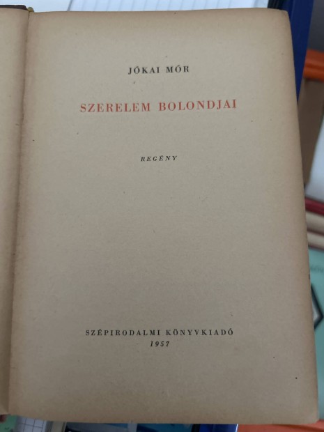 Jkai Mr: szerelem bolondjai