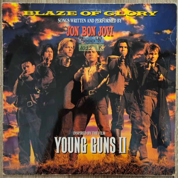 Jon Bon Jovi Blaze Of Glory bakelit lemez, hanglemez LP (1022)