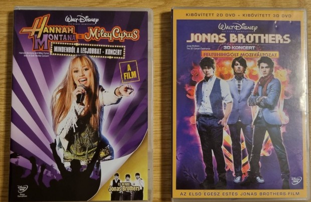 Jonas Brothers s Hannah Montana DVD filmek