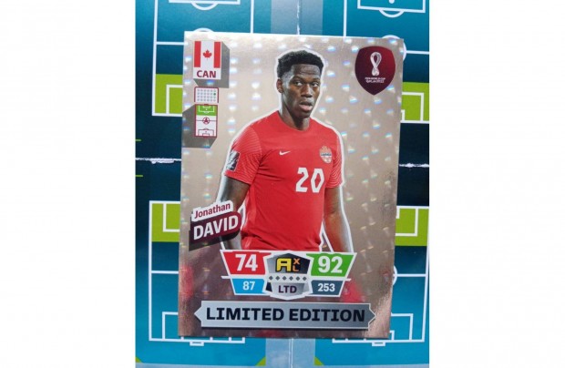 Jonathan David (Kanada) Fifa World Cup 2022 Qatar XXL Limited krtya