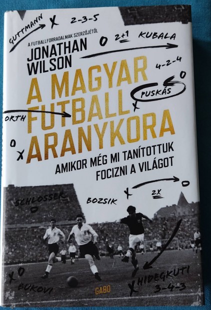 Jonathan Wilson: A magyar futball aranykora c. knyv elad!