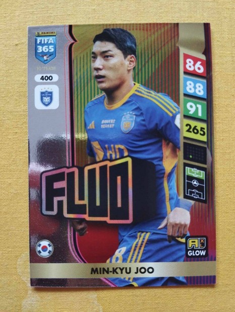 Joo Min-kyu (Ulsan) FIFA 365 2025 GLOW Fluo focis krtya