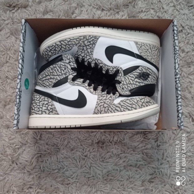 Jordan 1 retro high white cement 