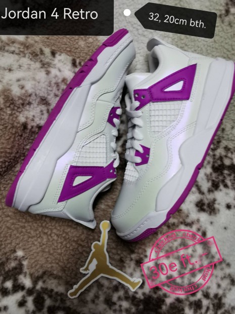 Jordan 4 Retro (PS) Hyper Violet 