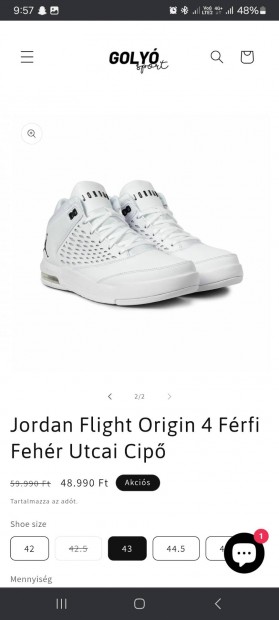 Jordan Flight Origin 4 