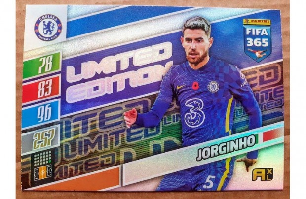 Jorginho Chelsea XXL Limited Edition focis krtya Panini 2022 Update