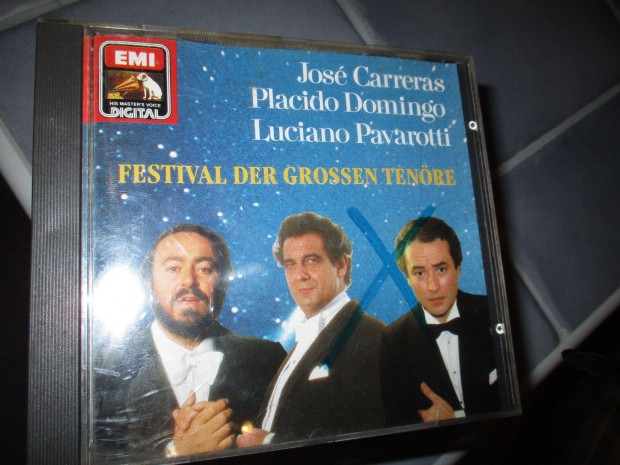 Jos Carreras Placido Domingo Luciano Pavarotti CD lemez elad