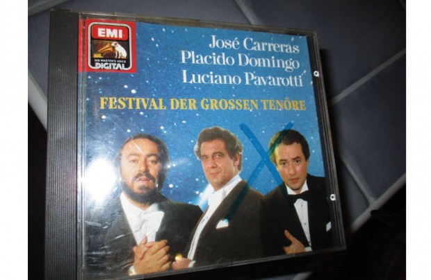 Jos Carreras Placido Domingo Luciano Pavarotti CD lemez elad