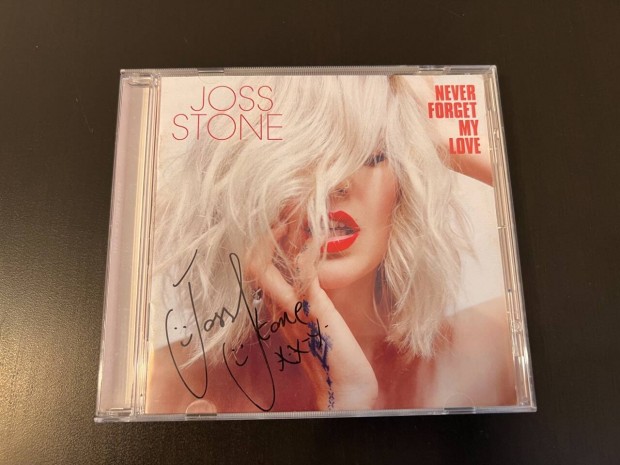 Joss Stone - Never forget my love (2022/UK) dediklt alrt signed cd